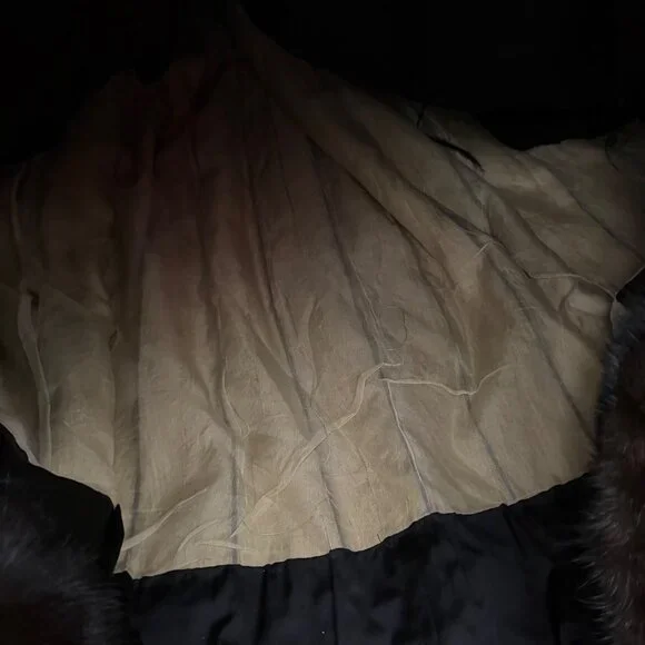 Vintage BILL BLASS for EVANSFURS at LAZARUS Full Length Mink Coat Womens Large? - Picture 12 of 12